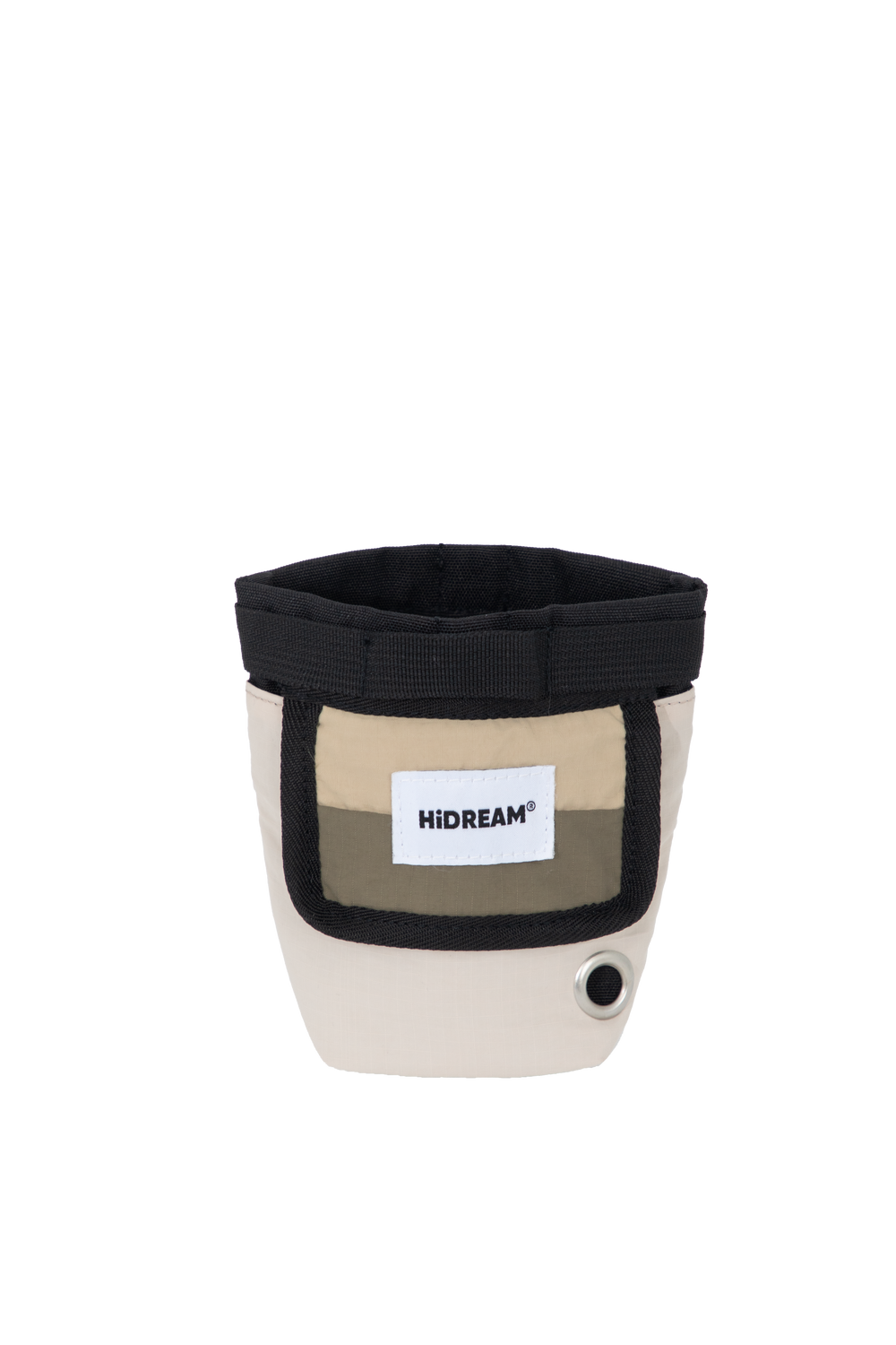 HiDREAM 犬用おやつポーチ ミルクブラウン 正面